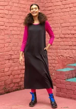 “Sparkle” organic cotton jersey dress - black