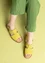Sandal i nubuck (limegrön 40)
