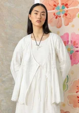 “Syd” woven blouse in organic cotton - halvblekt