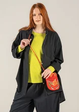 “Olivia” woven organic cotton shirt - black