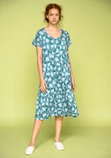 Tricot jurk "Luisa" van biologisch katoen - aquagrn