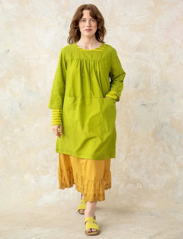 Woven dress in organic cotton - sparris