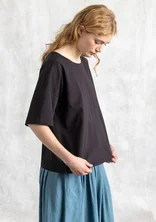 T-shirt in organic cotton - black