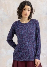 “Rowan” top in lyocell/spandex - blackberry