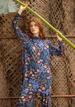 “Harriet” jersey tunic in lyocell/spandex - midnight blue