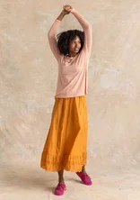 Woven petticoat slip in organic cotton - clementine