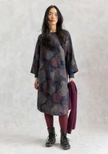 “Fizz” woven dress in linen/modal - black