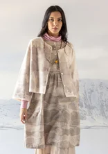 “Alaska” cardigan in recycled wool - natural